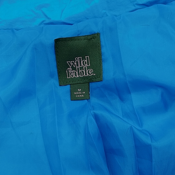 Teal/light blue/ white striped jacket - Picture 3 of 5